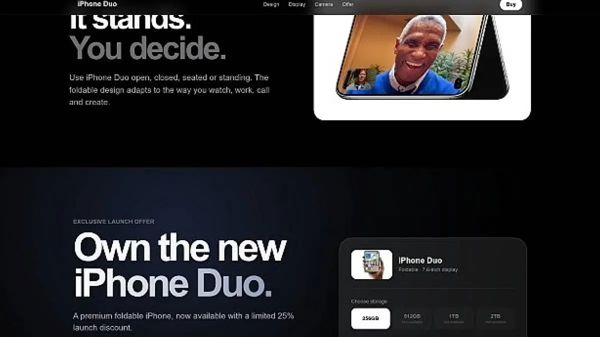 Yeni iPhone Duo modelini hedef alan sahte internet sitelerine karşı uzmanlar uyarıyor.