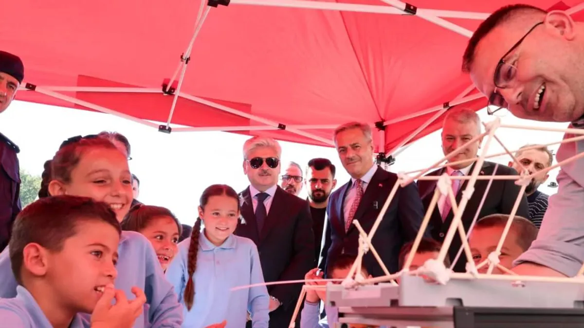 Sakarya'da köy okullarında bilimsel etkinlikler rüzgarı