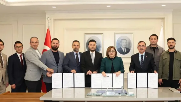 Gaziantep'te düzenlenecek U14 Türkiye Oryantiring Şampiyonası hazırlıkları.