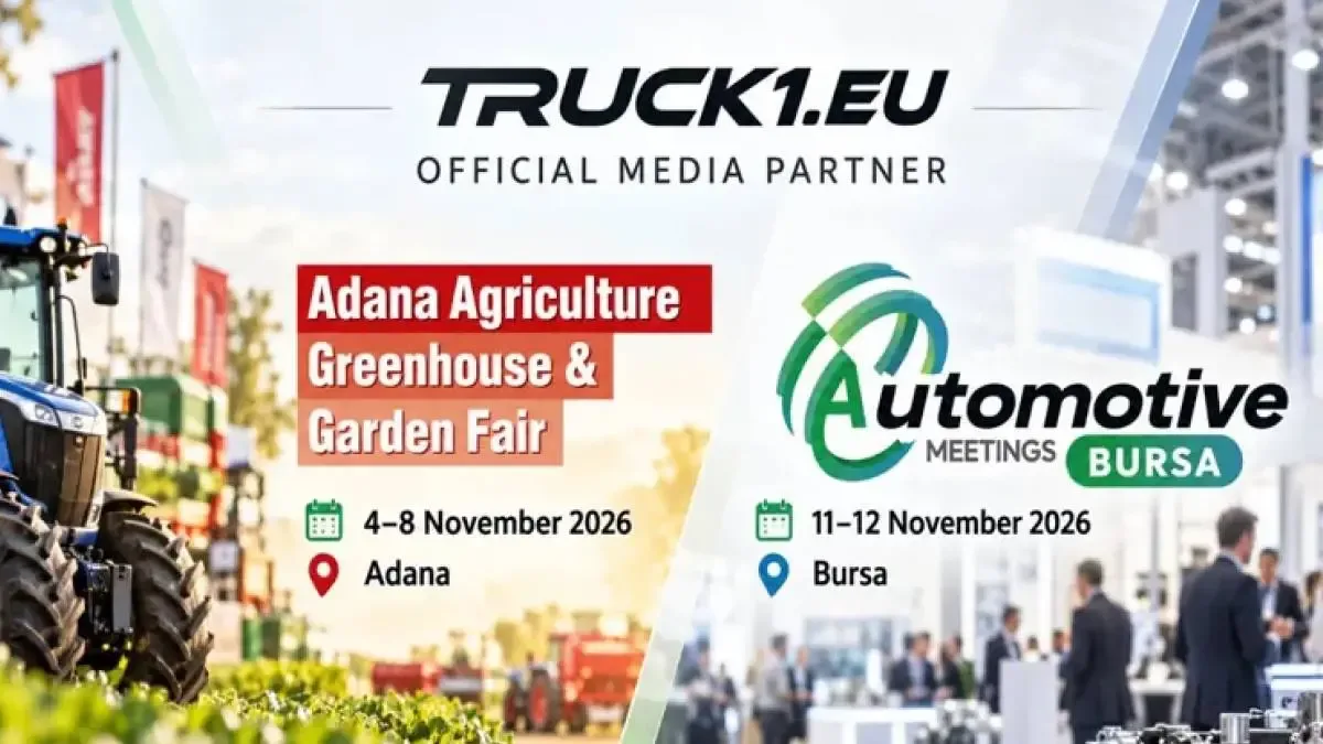 Truck1 markası Türkiye'de iki büyük fuarın medya partneri oldu.