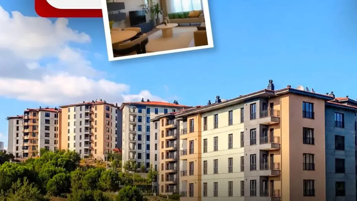 Maltepe'de çöken Kardeşler Apartmanı hak sahipleri için hazırlanan yeni konutlar.