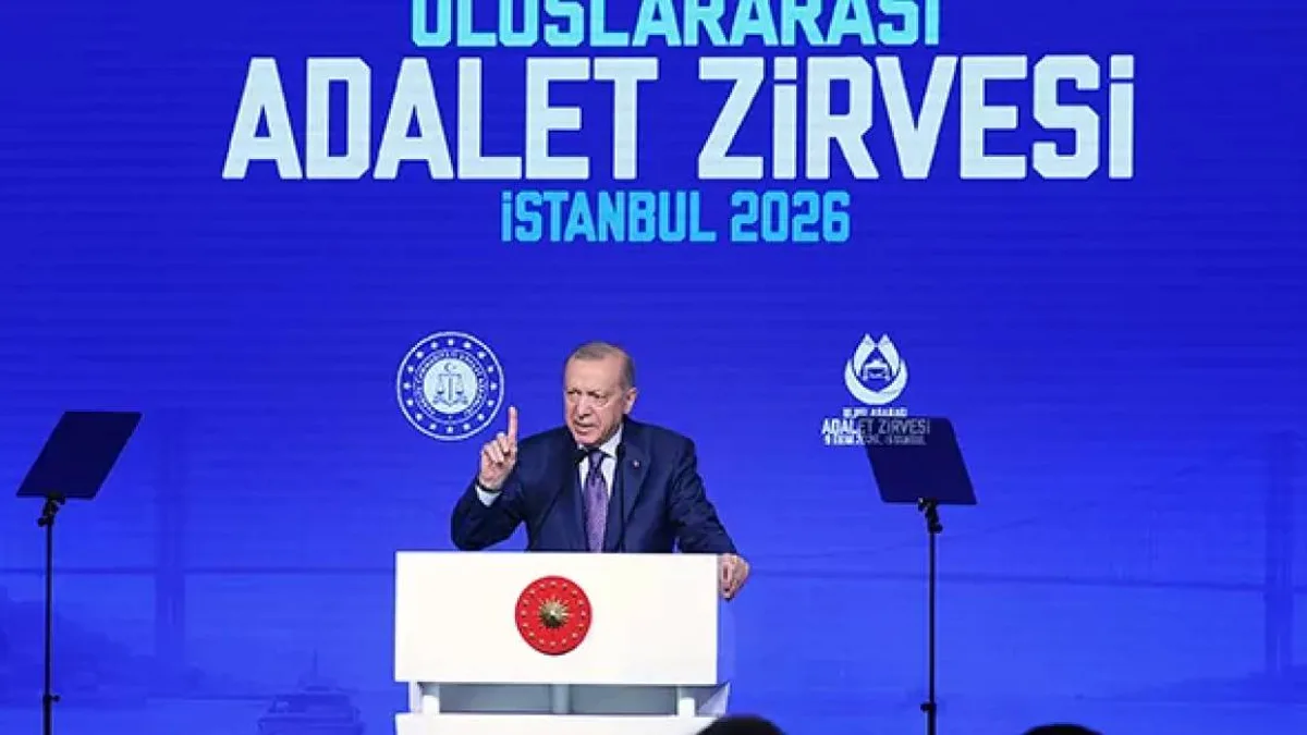 Erdoğan'dan uluslararası zirvede adalet çağrısı