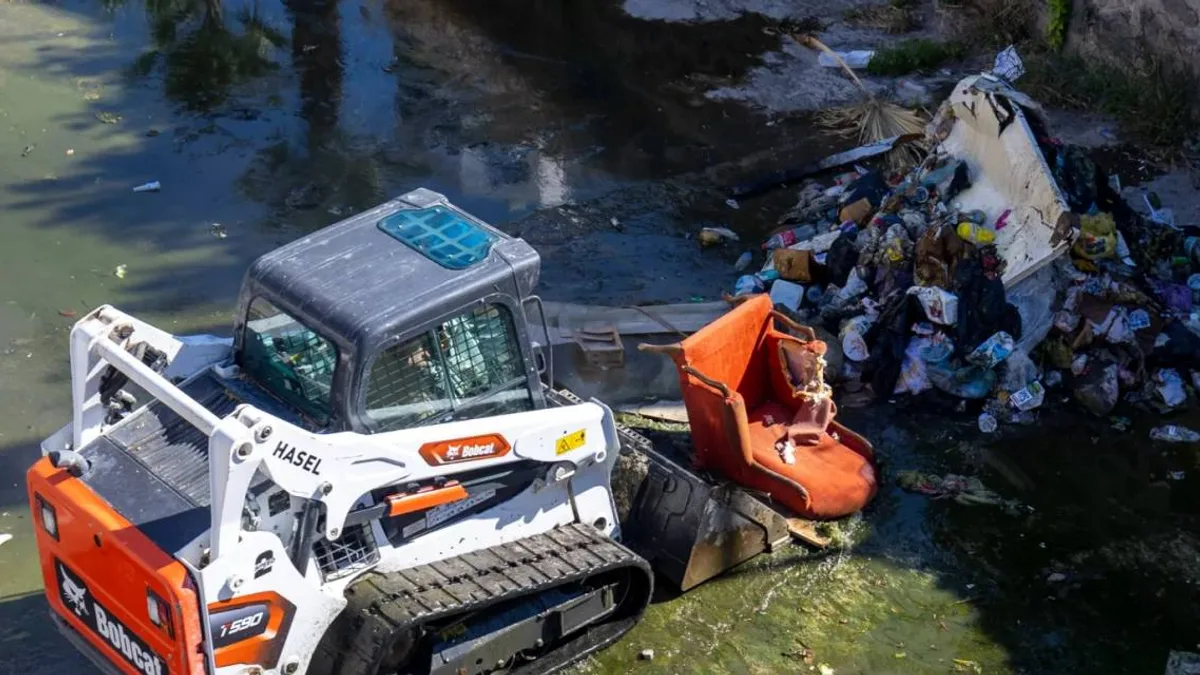 İzmir'de kış ayları için derelerde temizlik seferberliği