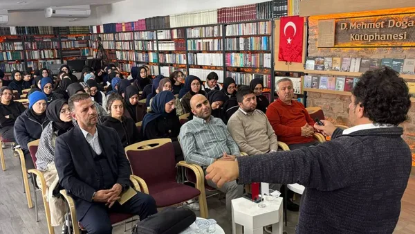 Karatay'da Teneffüs Buluşmaları etkinliğinden bir görüntü.