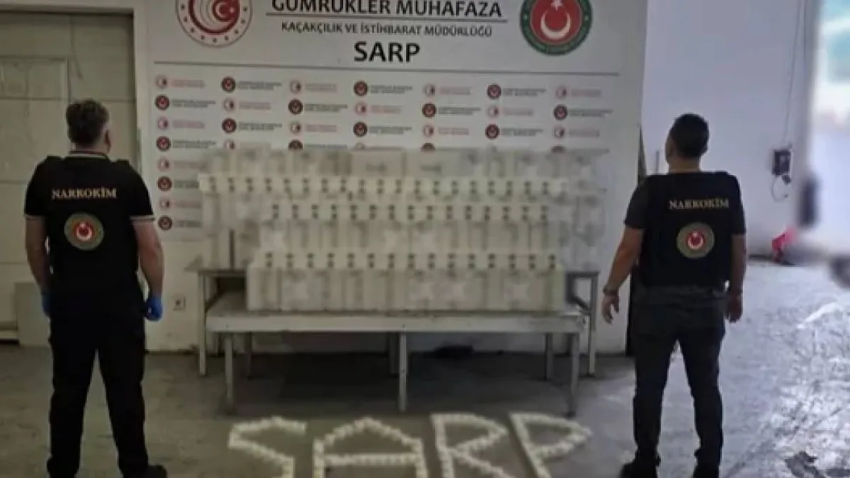 Gümrük kapılarında büyük uyuşturucu baskını!