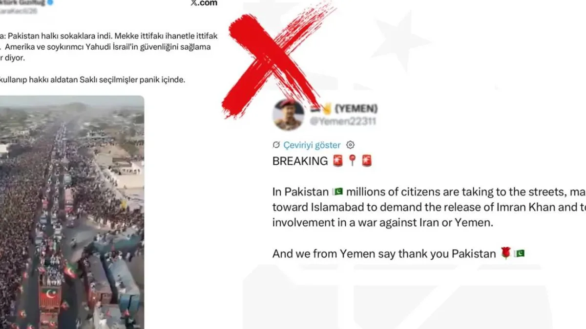 Pakistan'daki protestoların gerçeği: DMM'den açıklama