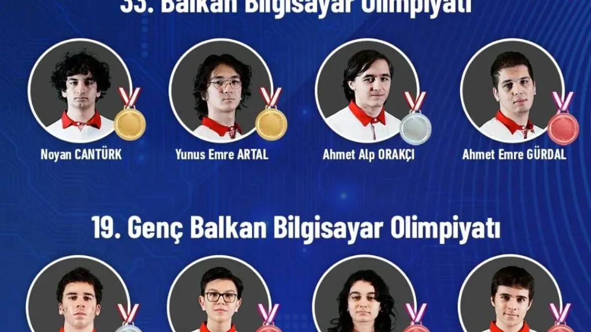 Türk gençleri Bilim Olimpiyatları'nda tarihi başarıya imza attı