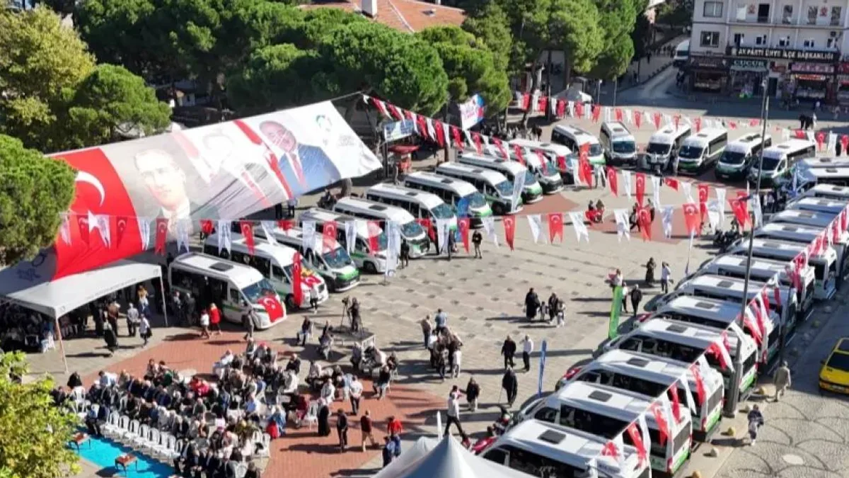 Ünye'de yeni toplu taşıma devrimi başladı