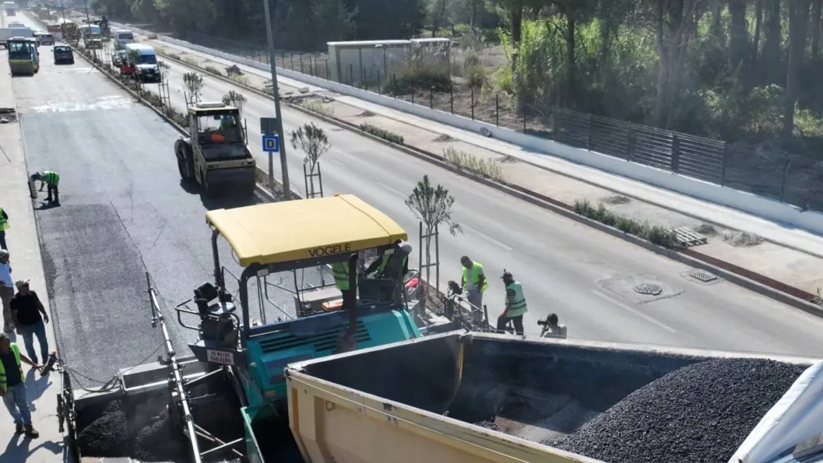 Antalya'da asfalt çalışmaları hız kazandı