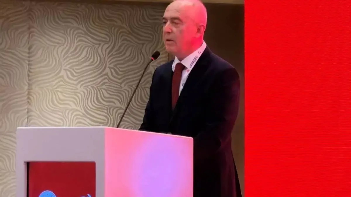 Türkiye Bisiklet Federasyonu Genel Kurulu'ndan bir görüntü.