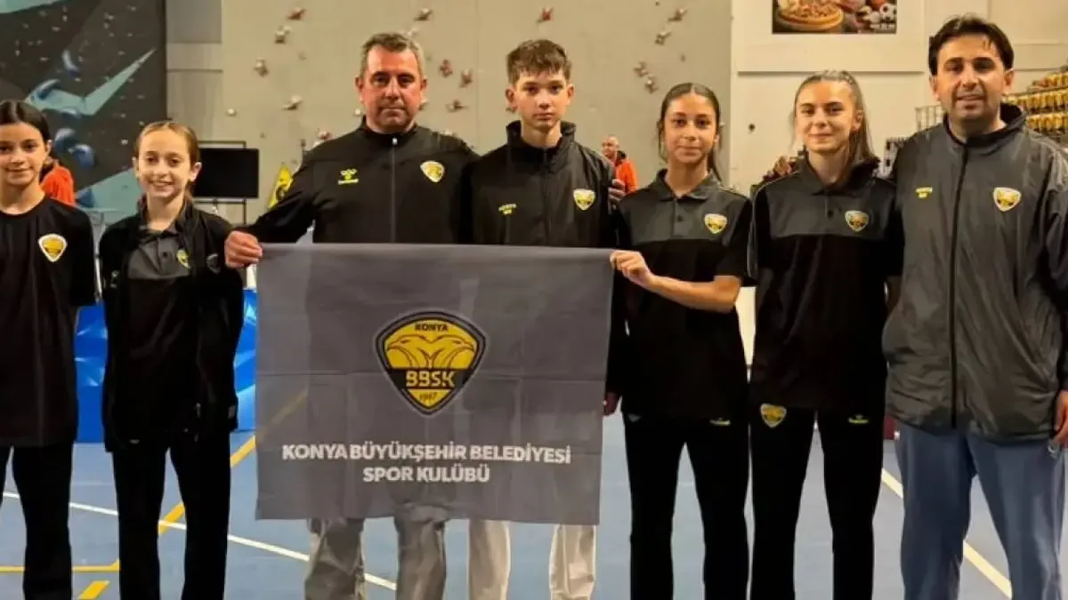 Konya Büyükşehir Belediyespor'un tekvandocuları Avrupa Yıldızlar Tekvando Şampiyonası için hazırlanıyor.