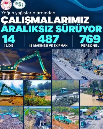 Yoğun yağışlar taşkın ve su baskınlarına yol açtı - Detay Görsel 2
