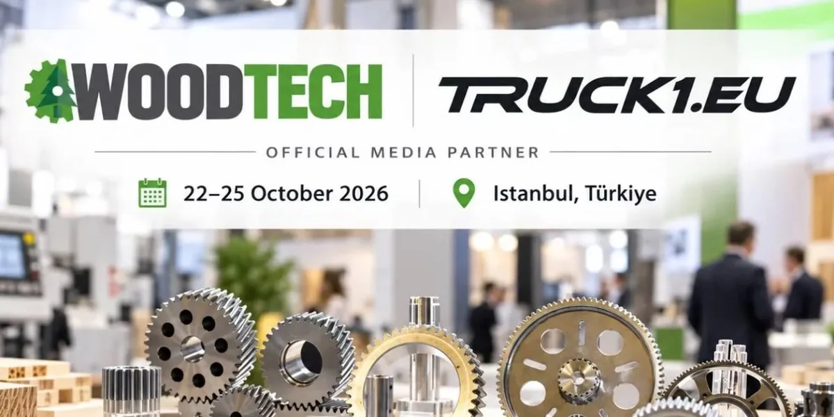 Truck1 ve WoodTech 2026'nın iş birliği duyurusu.