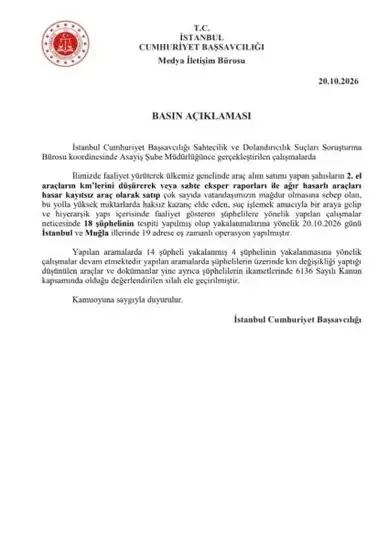 İkinci el araç dolandırıcılığına operasyon - Detay Görsel 1