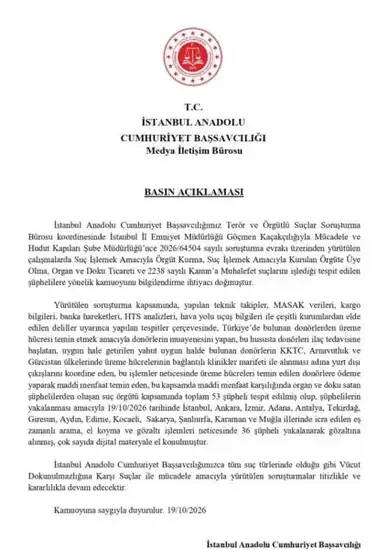 Üreme hücresi ve doku ticareti operasyonu - Detay Görsel 1