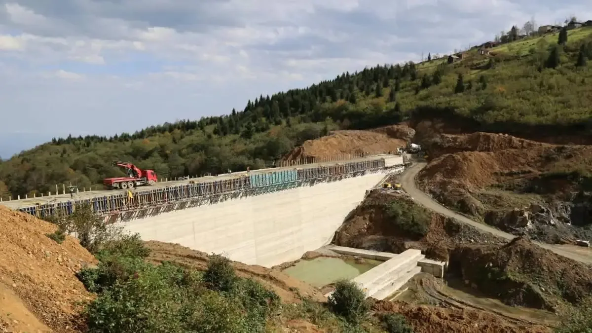 Uçarsu Göleti, Trabzon'un su ihtiyacını karşılayacak önemli bir proje.