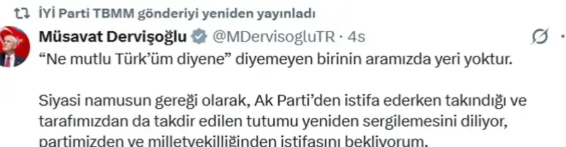 Ahmet Eşref Fakıbaba İYİ Parti ve milletvekilliğinden istifa etti - Detay Görsel 1