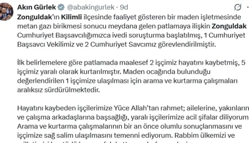 Zonguldak'ta maden faciasında 3 işçi hayatını kaybetti - Detay Görsel 1