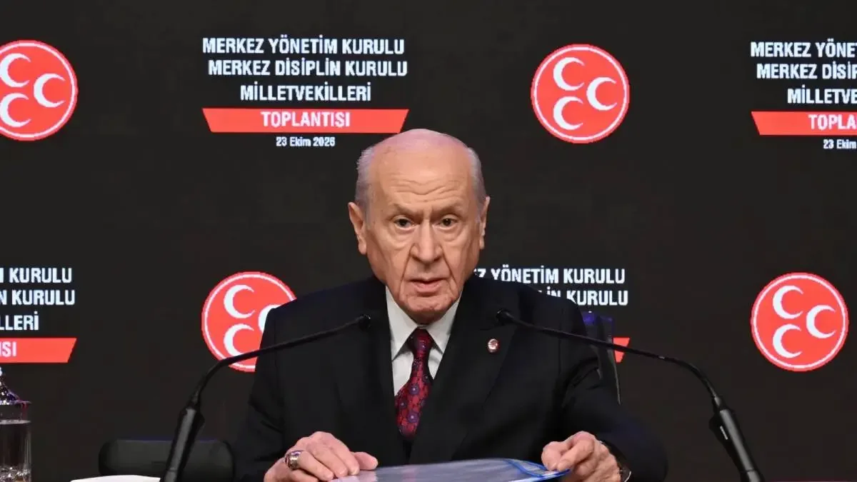 MHP Genel Başkanı Devlet Bahçeli toplantıda önemli açıklamalarda bulundu.