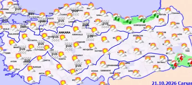 Meteoroloji'den sağanak yağış ve sis uyarısı - Detay Görsel 1