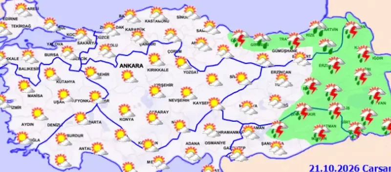 Meteoroloji'den sağanak yağış ve sis uyarısı - Detay Görsel 2