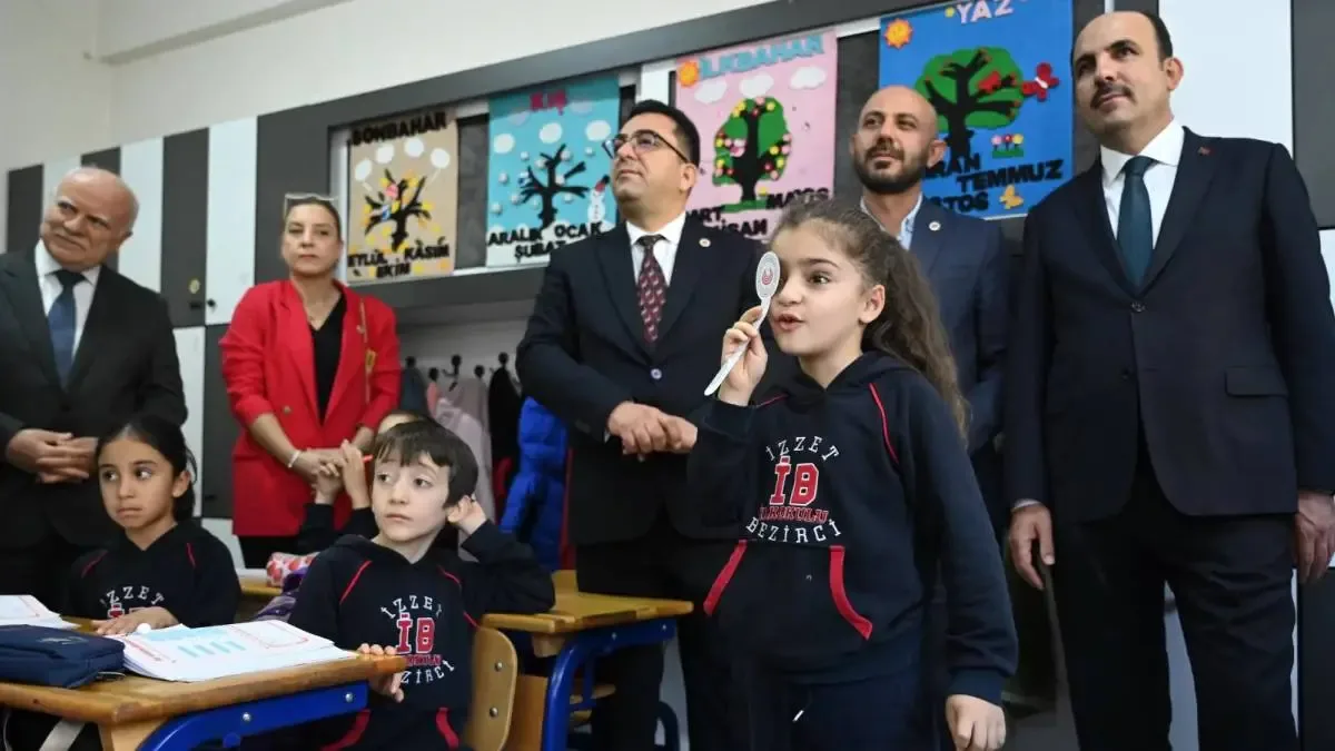 Konya'da göz sağlığı farkındalık programının tanıtım etkinliği.