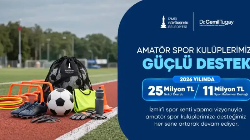 İzmir Büyükşehir Belediyesi'nden amatör spor kulüplerine destek - Detay Görsel 1