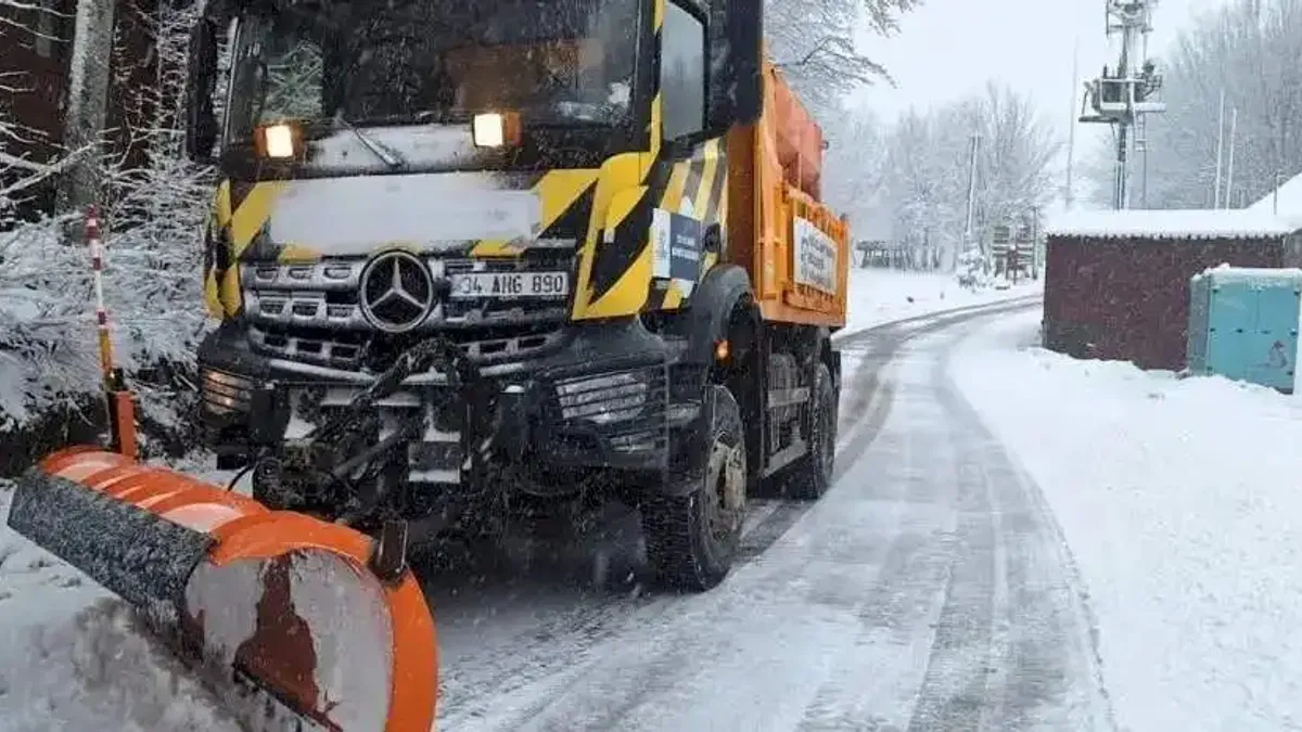 Kocaeli Büyükşehir karla mücadeleye hazır kıta