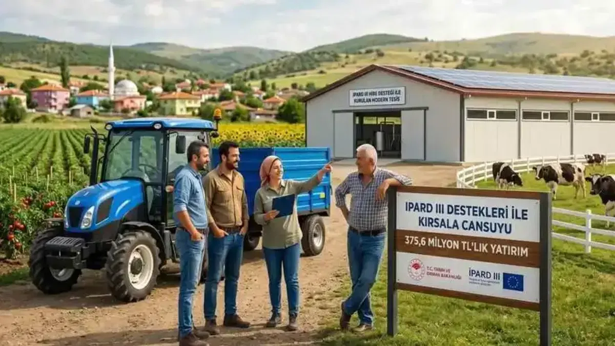 IPARD III’ten kırsala 375,6 milyon TL’lik destek