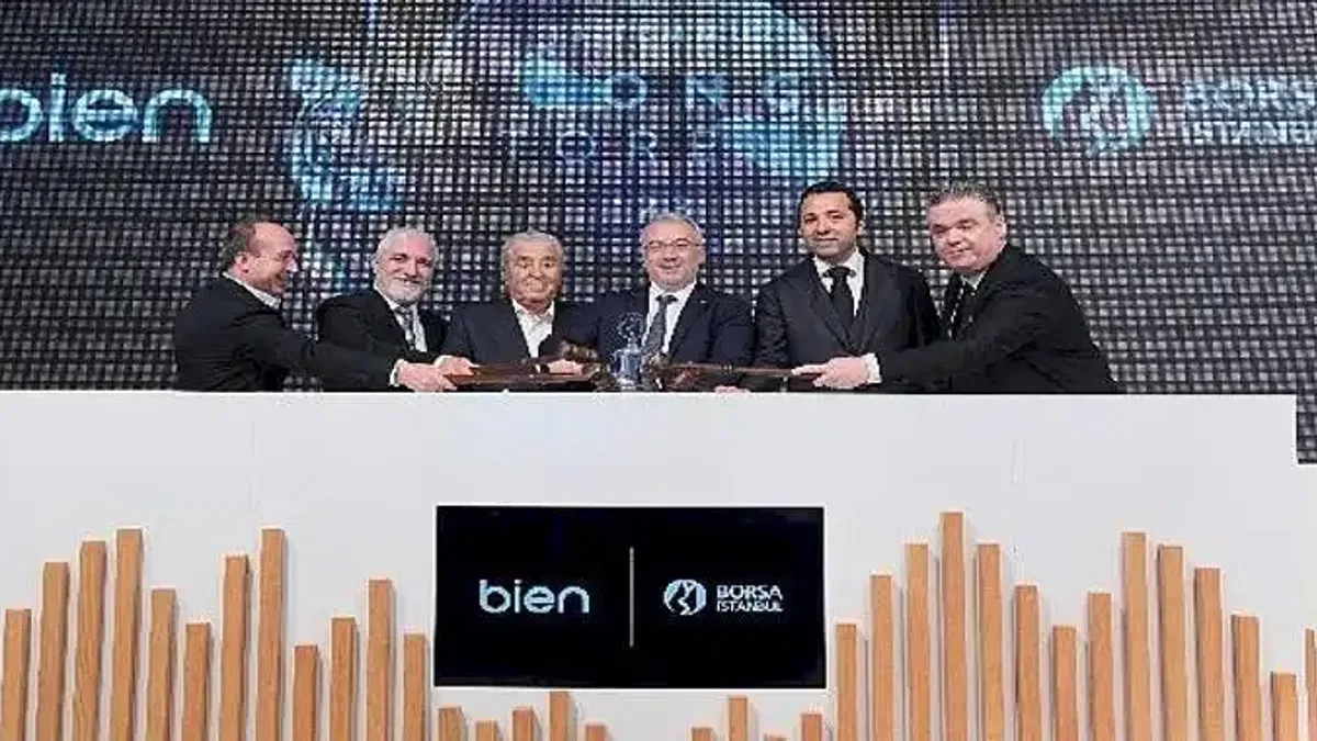 Bien için Borsa İstanbul'da Gong töreni düzenlendi