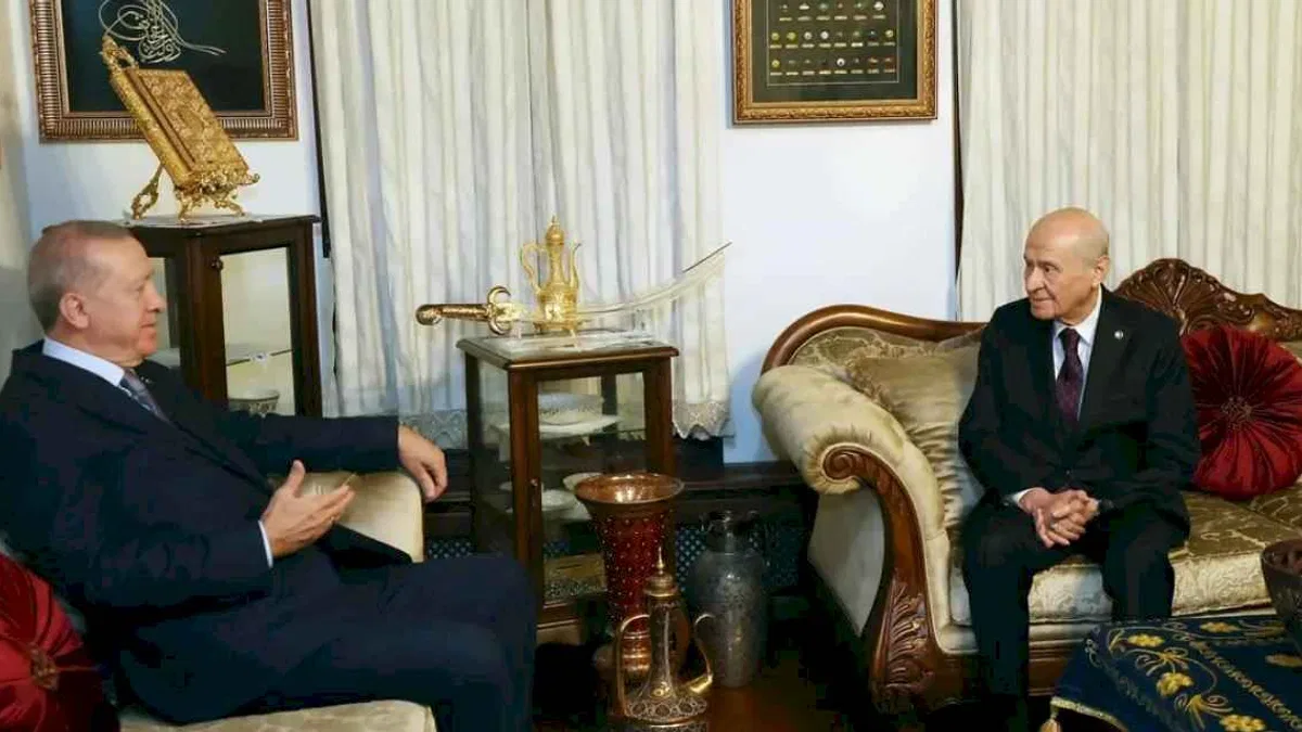 Cumhurbaşkanı Erdoğan’dan Bahçeli’ye ziyaret
