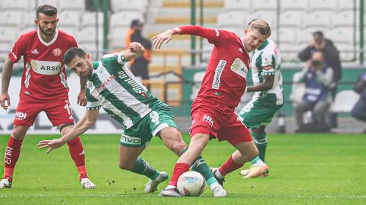 Tümosan Konyaspor 1-1 Onvo Antalyaspor (Maç Sonucu) Konya'da kazanan çıkmadı!