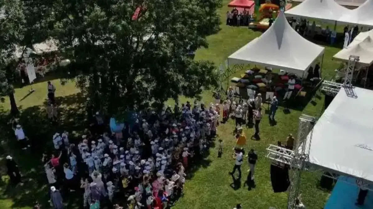 Çocuklar Büyükşehir’in çevre şenliğinde yaza ‘merhaba’ dedi
