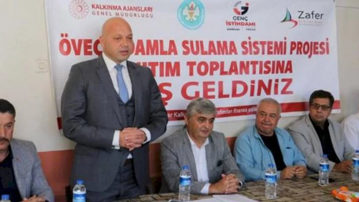 Manisa'da 2 bin 100 dekar kapalı sistemle sulanacak