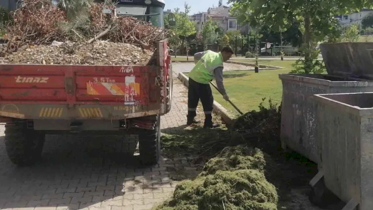 İzmir Güzelbahçe'de yaz temizliği