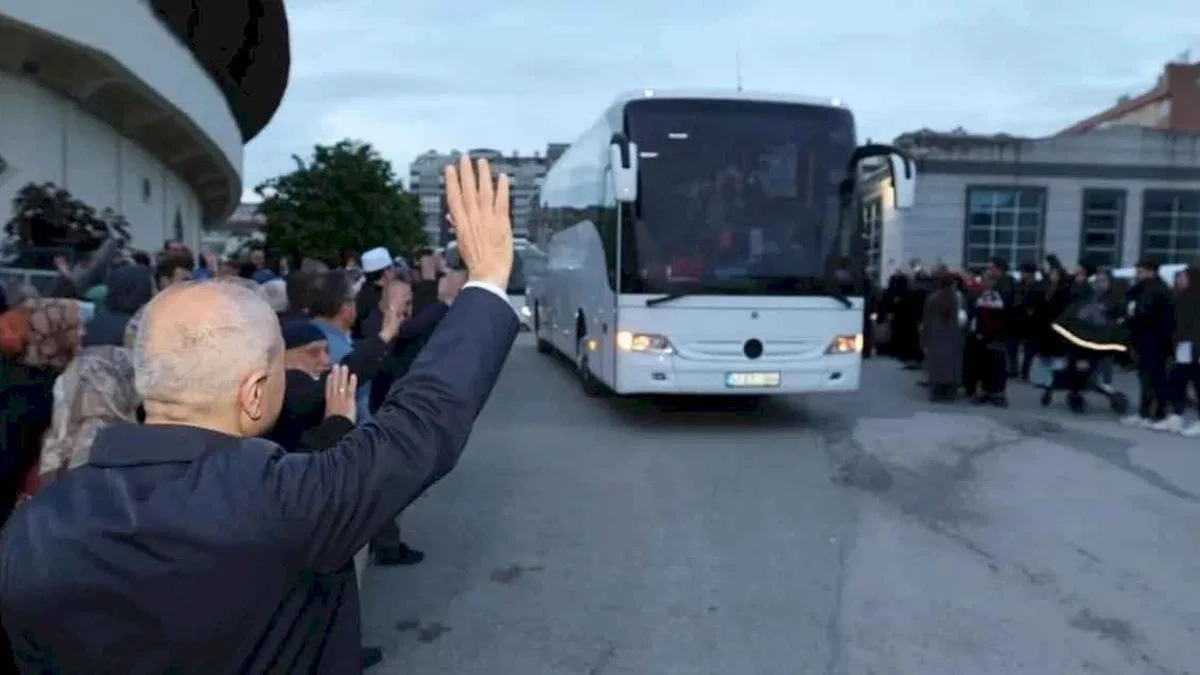 Gebzeli hacı adayları kutsal topraklara uğurlandı
