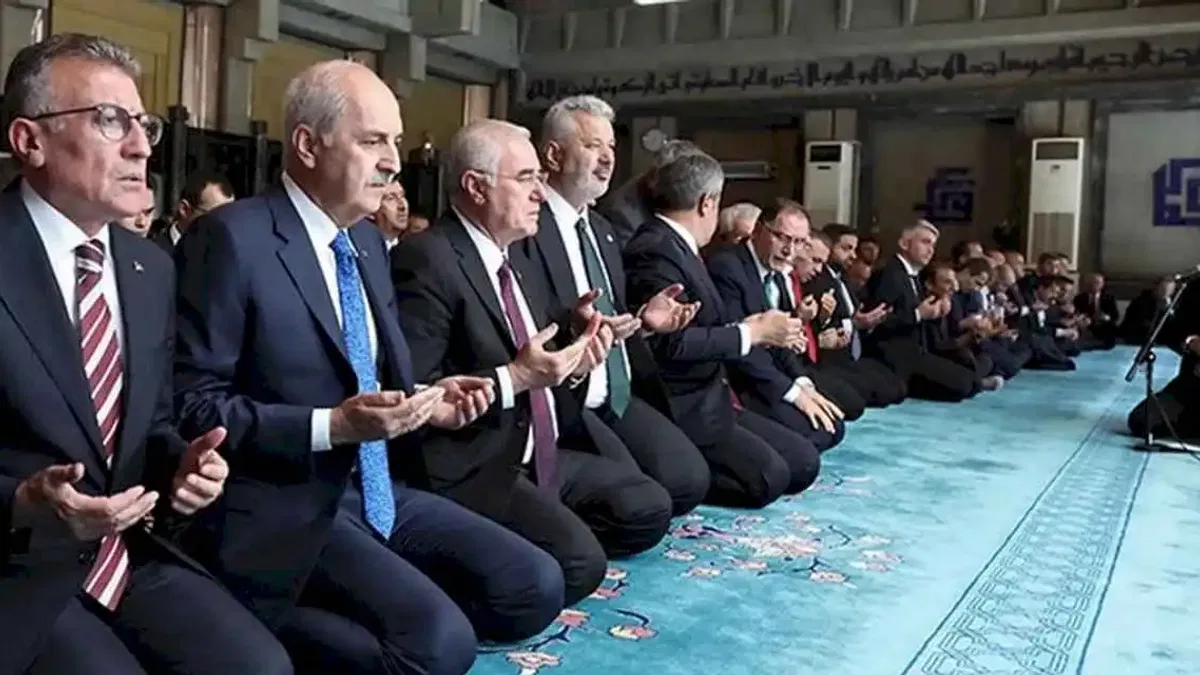 TBMM Camii'nde Mevlid-i Şerif