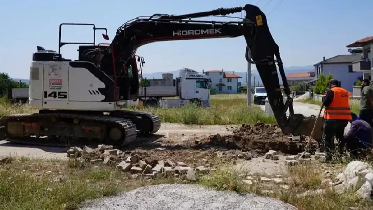 MUSKİ’den Yatağan Yeni Mahalle’ye kanalizasyon hamlesi