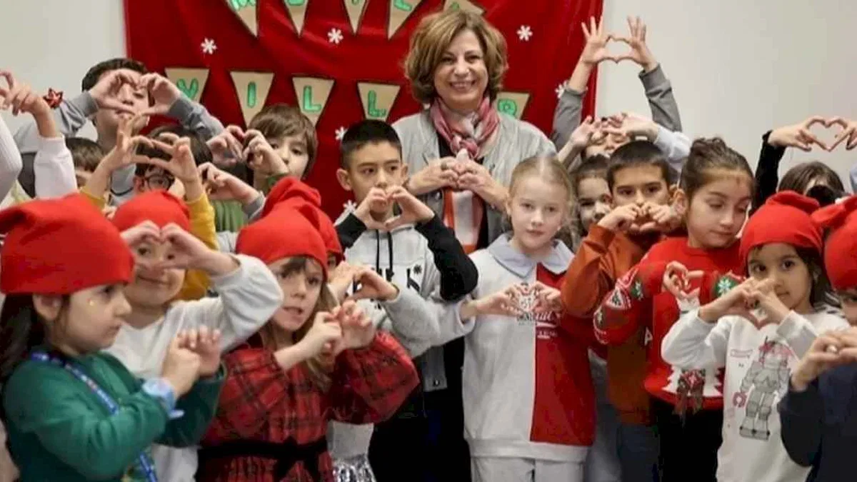 Ayşe Ünlüce 2024'ü çocuklarla uğurladı