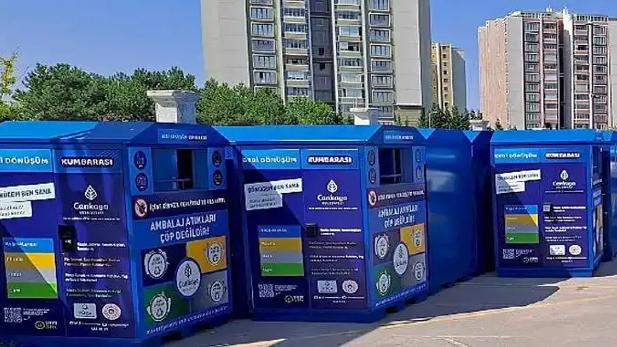 Taşdelen'den Çankaya'ya 50 Yeni Geri Dönüşüm Kumbarası