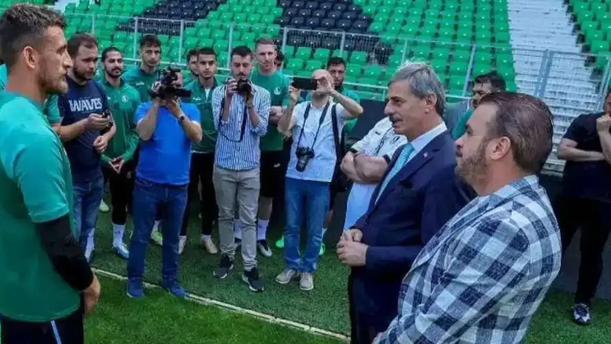 Başkan Alemdar stadyumdan tüm şehre seslendi