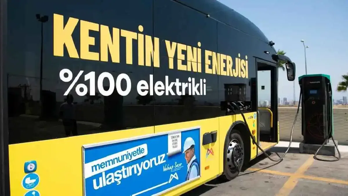 Mersin’de elektrikli otobüslerle hem bütçe hem çevre korunuyor