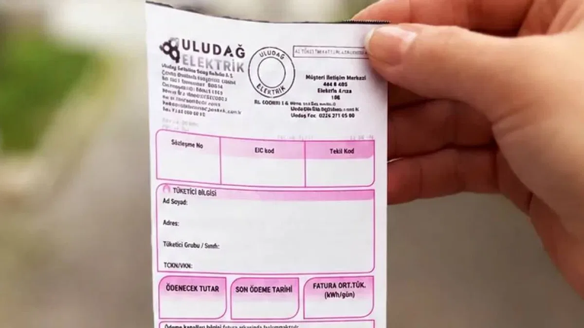 Uludağ Elektrik'ten pembe fatura uygulaması