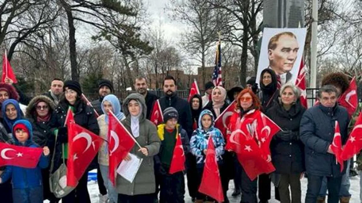 Sarıkamış şehitleri ABD'de unutulmadı