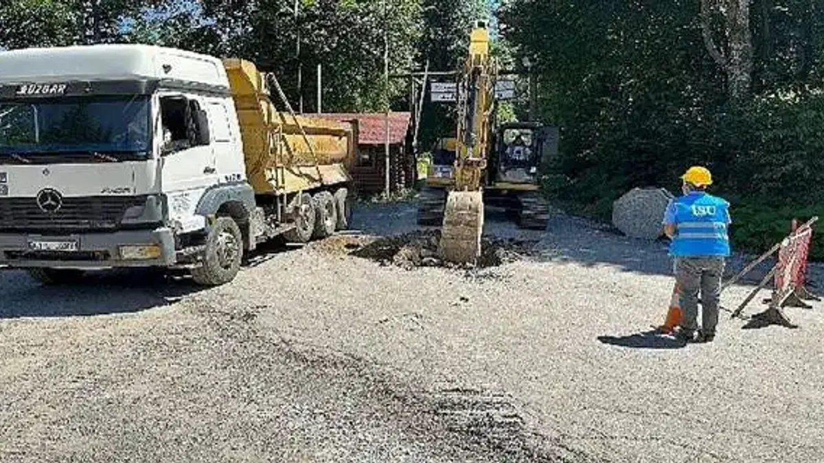 İSU, Teleferik Projesinin altyapı çalışmalarına başladı