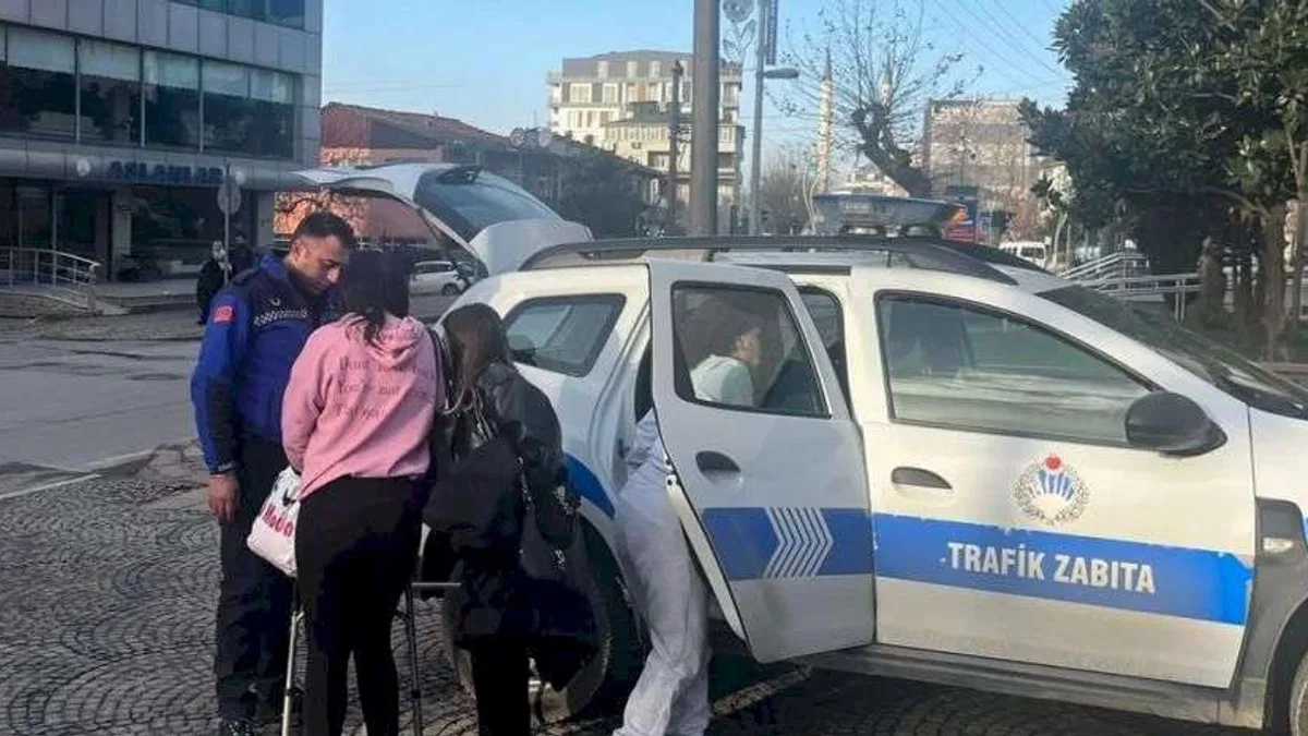 Kocaeli Büyükşehir Zabıtası mağdurun yanında