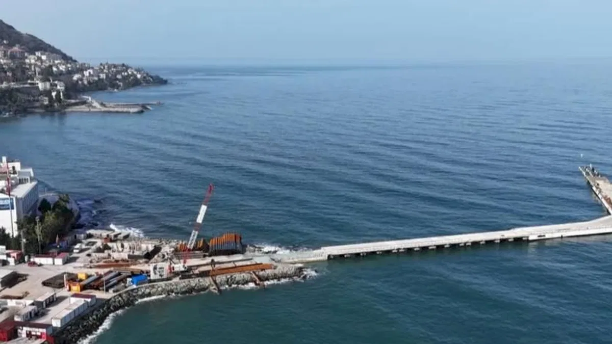 Ordu’da Altınordu Atatürk Rıhtımı 140 metre uzatılıyor