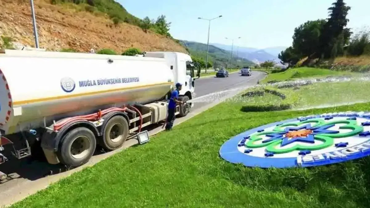 Muğla'dan kent estetiğine yeşil dokunuş
