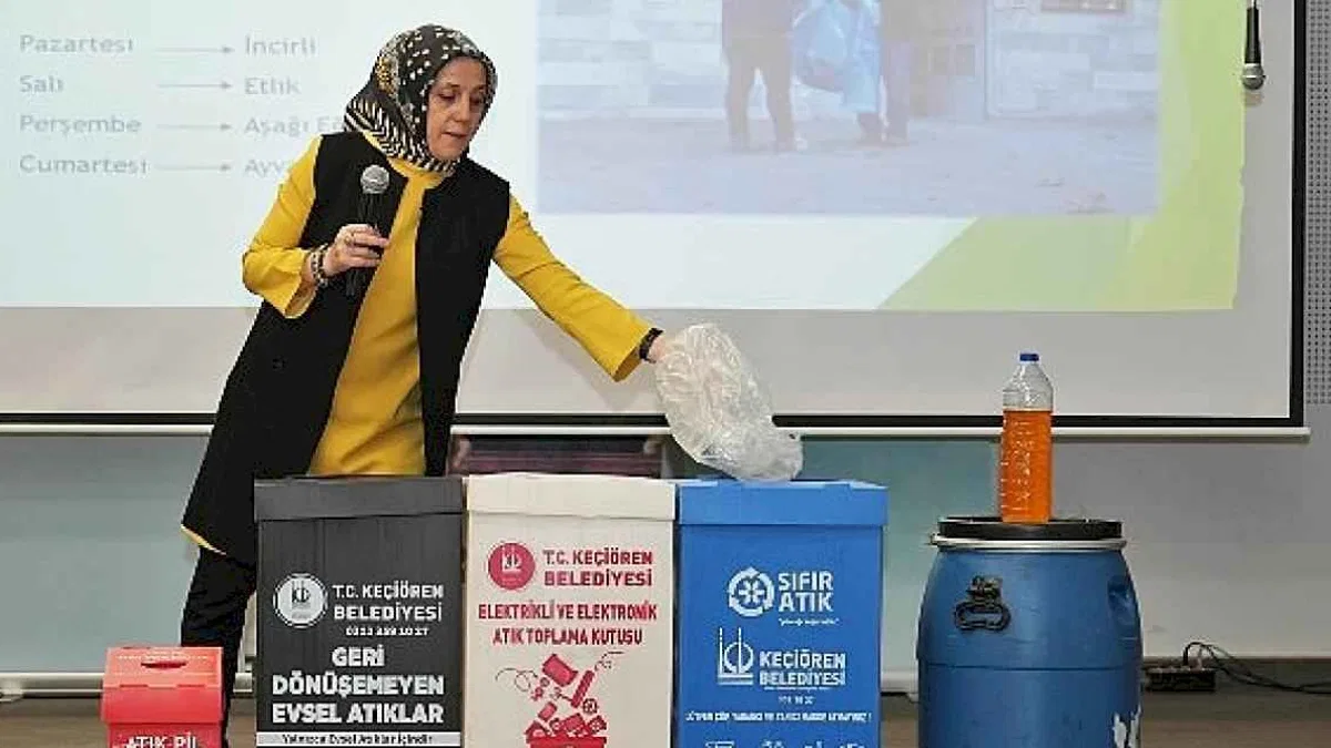Dersimiz çevre bilinci ve geri dönüşüm