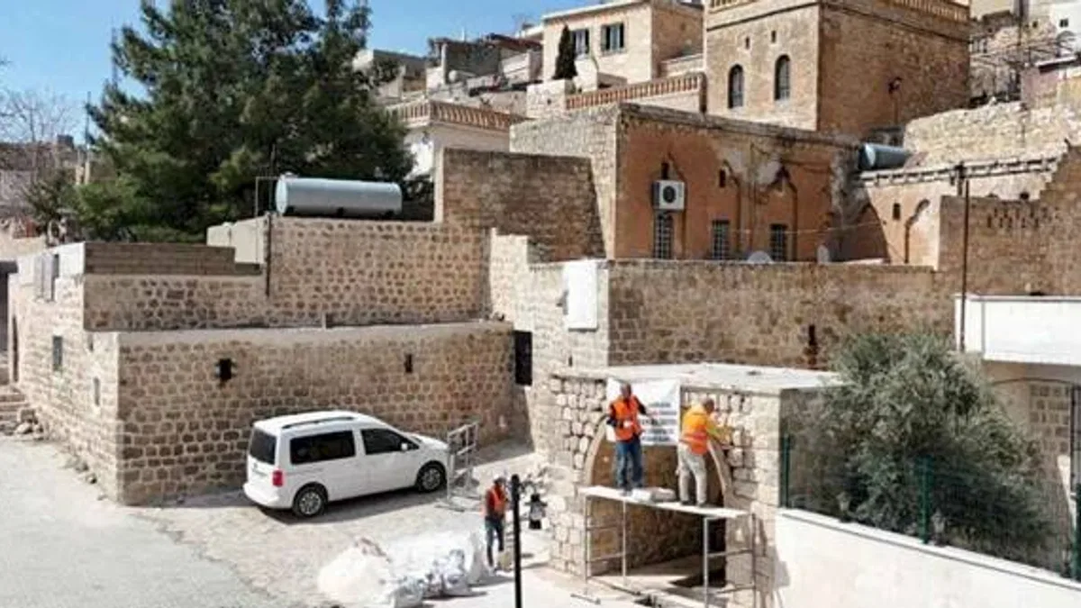 Mardin’de tarihi çeşmeler restore ediliyor